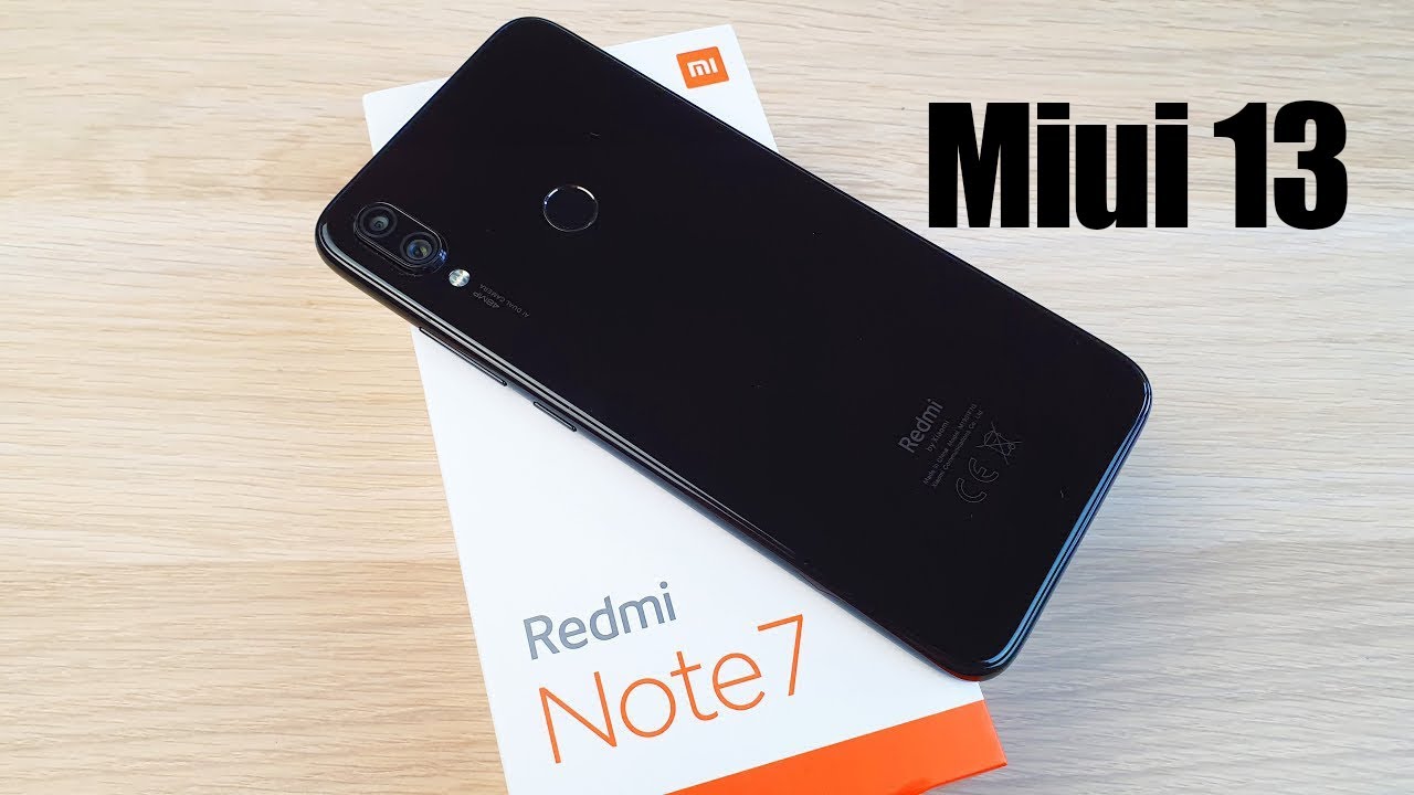 Как установить miui 13 на redmi note 7